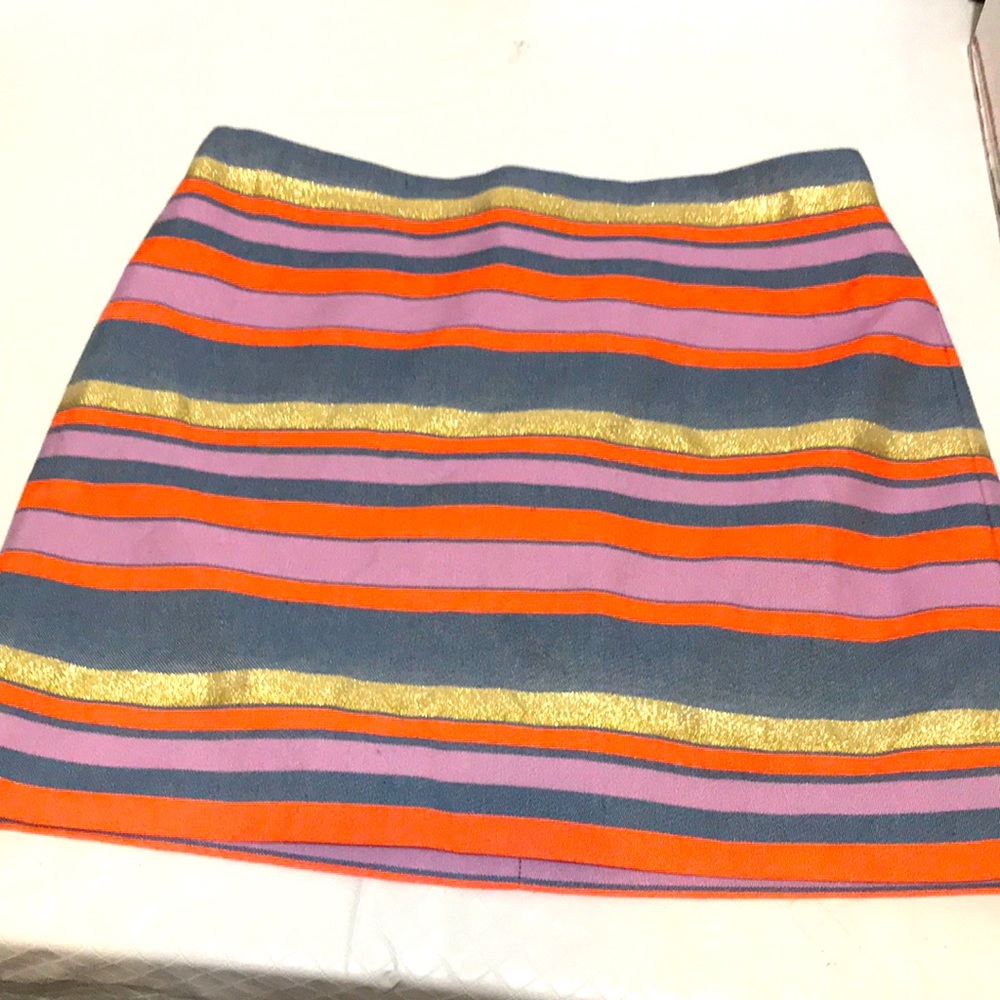 J.Crew || Multicolored Midi Length Skirt